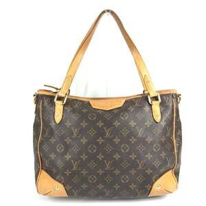LOUIS VUITTON Authentic Brown Monogram Canvas Shoulder Bag